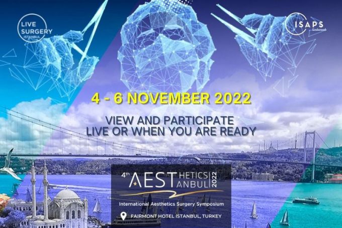 World Famous Plastic, Reconstructive and Aesthetic Surgeons will be in Istanbul for the ISAPS Approved 4th Aestheticstanbul Live Surgery Symposium.