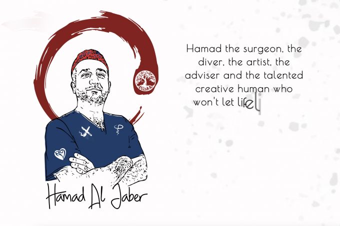 Qatari doctor Dr. Hamad Al-Jaber’s life motto: It is in Your Hands to Make the World a Better Place